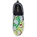 RICK AND MORTY Mens Shoes - Mens Slip On Sneakers - Rick & Morty Canvas Slip On Sneakers (Green, 12)