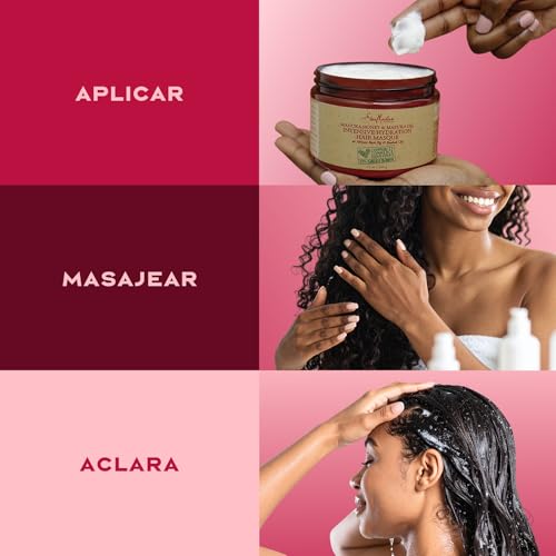 SheaMoisture Mascarilla Capilar Hidratación Intensiva para cabello seco y dañado con Miel de Manuka y Aceite de Mafura sin siliconas 2 x 355 ml - imagen 6