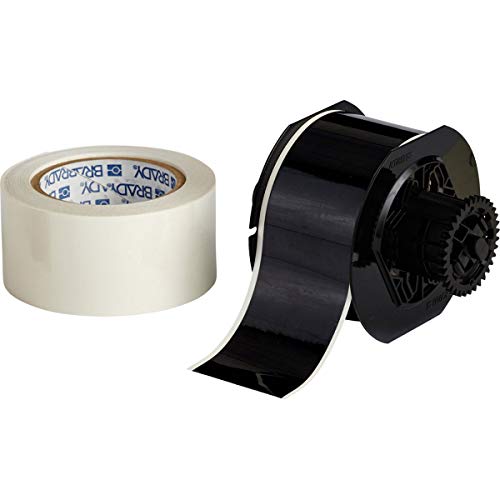 Brady B30C-2250-483BK-KT Polyester with Polyester Over Laminate Continuous Tape, 100' x 2.25