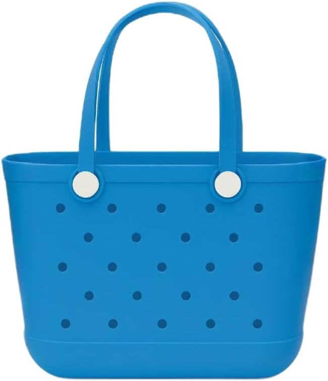 EVA Waterproof Beach Tote Bag-Large Sand Proof Tote with Handles for Women&Men|Lightweight Pool,Travel,Shopping Bag