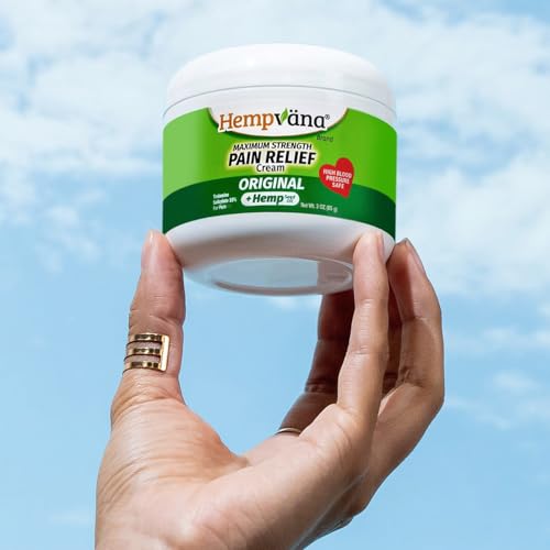 Image of Hempvana Relief Cream 2 Pack with Seed Extract - Relieves Inflammation, Muscle, Joint, Back, Knee, Nerves and Arthritis - Made in USA 3oz Paraben Free, Vegan, Cruelty-Free As Seen On TV