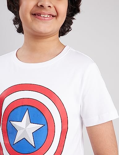 Image of Amazon Brand - Symbol Boy's Marvel Regular Fit T-Shirt, Cotton Crew Neck