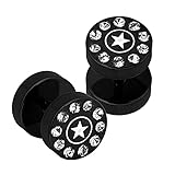 freebox crystal freeplug probleme El grosor de la varilla: 1 mm tumundo 2 Pendientes Tachona Aretes Plug Falso Túnel Tunnel Fakeplugs Oreja Cristal Diamantes Estrella Acero 10mm Negro