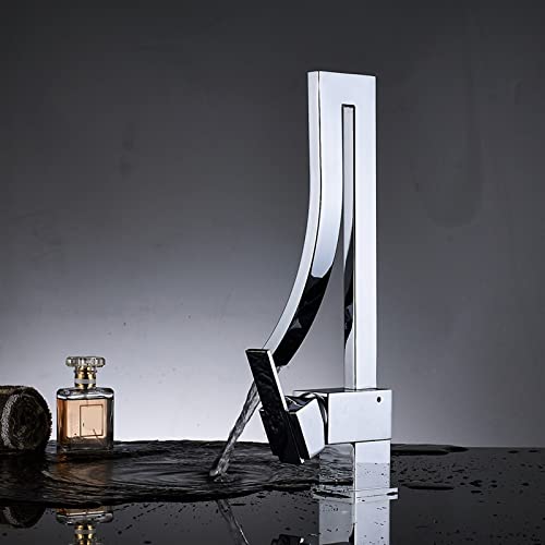 Robinet mitigeur de lavabo cascade pour éviter les éclaboussures - 4