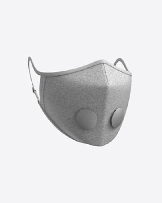 Airinum Urban Air Mask 2.0 | Replacement Filters Urban Air Mask 2.0 | Reusable Cloth Mask (Quartz Grey - XS)