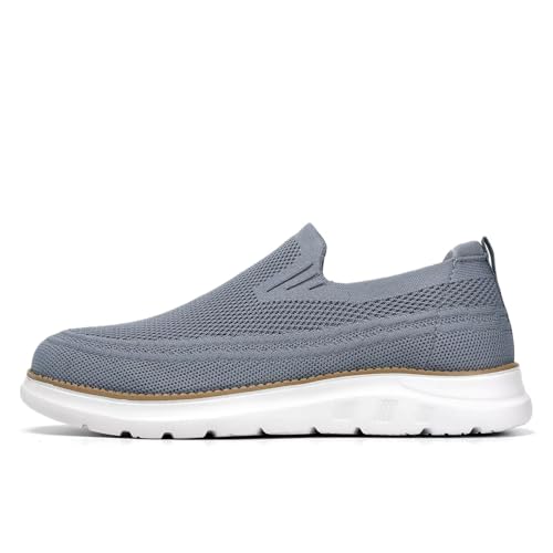 Image of Men's Walking Boat Shoes Slip On Casual Loafers Non Slip Comfortable Lightweight Work Driving Shoes