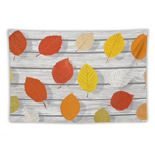 Feuilles d'automne tapisserie suspendre pour salon et dortoir chaleureux