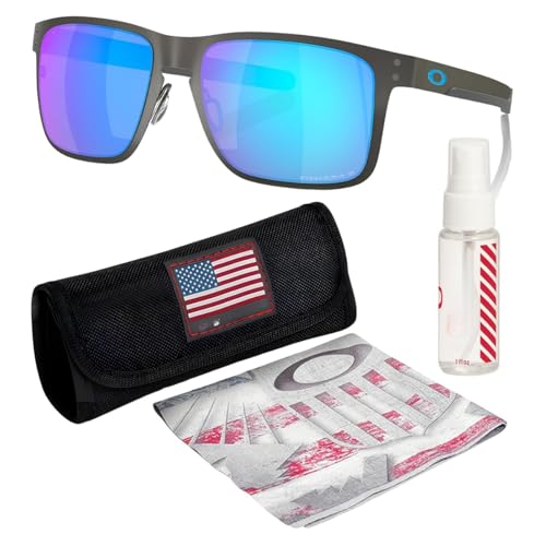 Oakley OO4123 HOLBROOK – Polarized/Non-Polarized - Square Sunglasses with Official Eyewear Kit Bundle