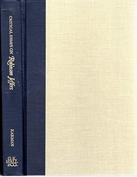 Hardcover Critical Essays on Robinson Jeffers (Critical Essays on American Literature) [Large Print] Book