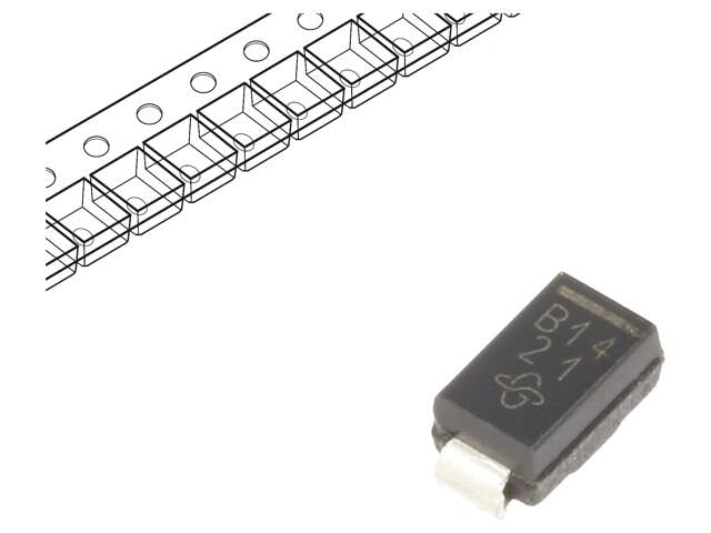 Aexit DO-214AC 40V Tensione 3A SMT SMD raddrizzatore
