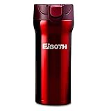 EJBOTH 350ML Termo Botella Taza Viajes, Botellas de Agua Copa de Acero Inoxidable Termal Botella portátil de Bebida Caliente Té Café para Camping Turismo Guiar Pesca Coche [Rojo]