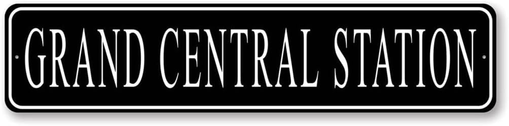 Grand Central Station Sign - 9 x 36
