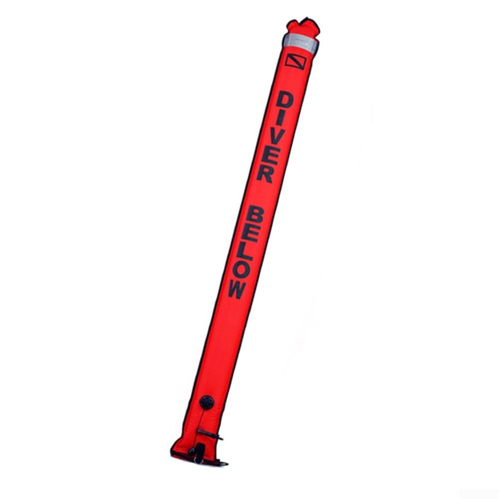 YJDOORPLAY Diving Marker Buoy Perfect for Night Diving, for DRIFT Diving, and Various Water Conditions (Orange)