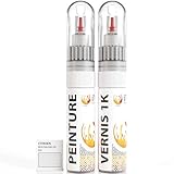 ipixline Kit Retouche Peinture Carrosserie Voiture   Stylo Correcteur Peinture Auto 30 ml, Vernis Brillant 1k 30 ml   Compatible avec Citroen   Bleu Ral5007 Ax ENJ