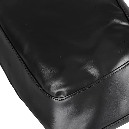 2 Piezas Cubiertas Protectores Rígidas Laterales para Altavoces de Alforjas para Motocicleta Harley Touring Road King Electra Street Glide 1997-2013 Negro miniatura 6