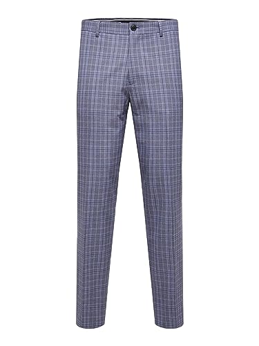 Pantalon Selected Homme SLHSLIM-Liam Greyblu Chk Trs Flex chic