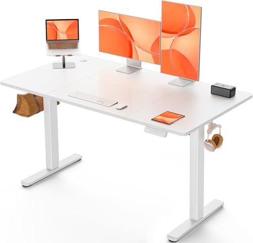 Ajusta tu espacio con facilidad. Transiciona entre sentado y de pie con un toque. Motor silencioso y estable para tu comodidad. Disfruta de un escritorio amplio y ordenado para trabajar mejor en casa.