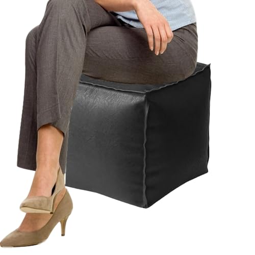 Xijobido Banqueta Pequeña con Almacenamiento - Taburete de Pies con Asiento y Almacenamiento Extraíble | Banco Plegable Multiusos para Dormitorio, Oficina o Hogar
