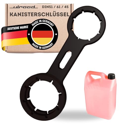 ULROAD 3in1 Doppelseitiger Kanisterschlüssel DIN 51 61 45 - dein idealer Helfer zum einfachen Öffnen von 5/10/20/25/30 Liter Kanistern Tool