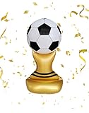 Dimensions extra-larges : mesurant 70 x 155,5 cm, ce ballon en forme de trophée de football attire l'attention aussi bien dans les salles de sport que lors des célébrations sur le thème du football. Sa taille imposante en fait un point de mire visuel saisissant, qui attise l'esprit de compétition.