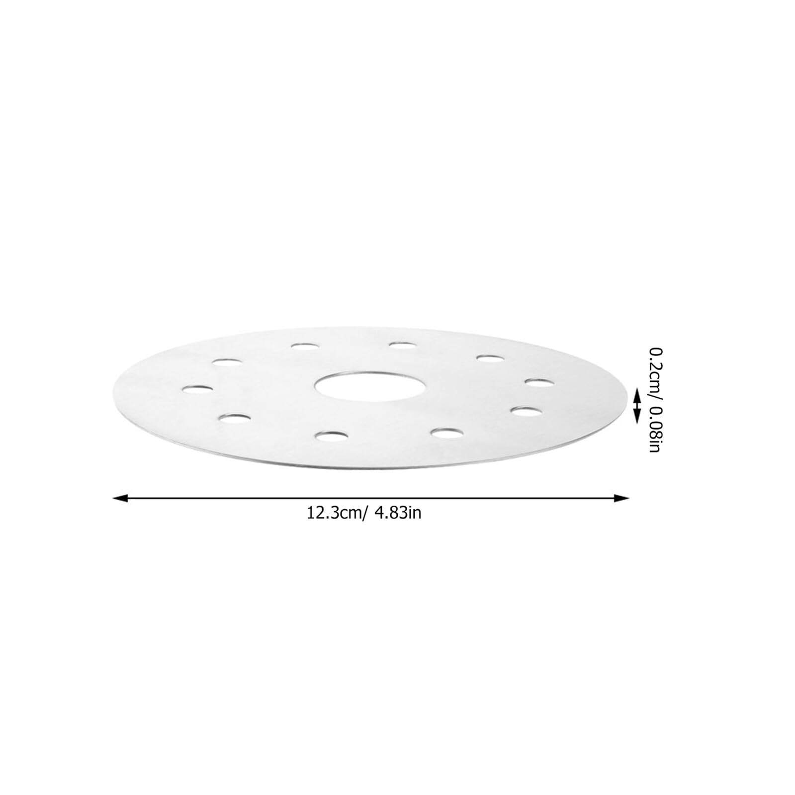 Luxshiny Acero Inoxidable Placa Guía Térmica para Cocina y Estufa | Difusor de Calor Plata, Distribución Uniforme, Fácil Limpieza, Uso Versátil Varios Métodos de Cocción
