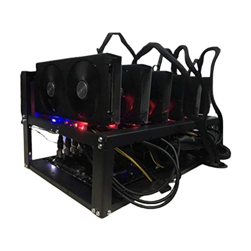 SECC Mining Frame Case para CPU con soporte seguro y 4 ventiladores miniatura 2