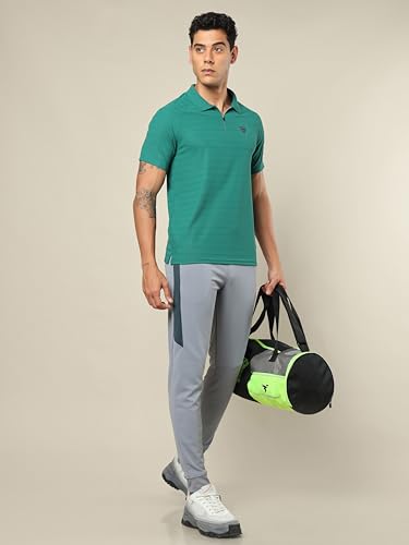 Image of TECHNOSPORT Men's Polyester Slim Fit Polo T-Shirt - (P691 P) Pack of 1