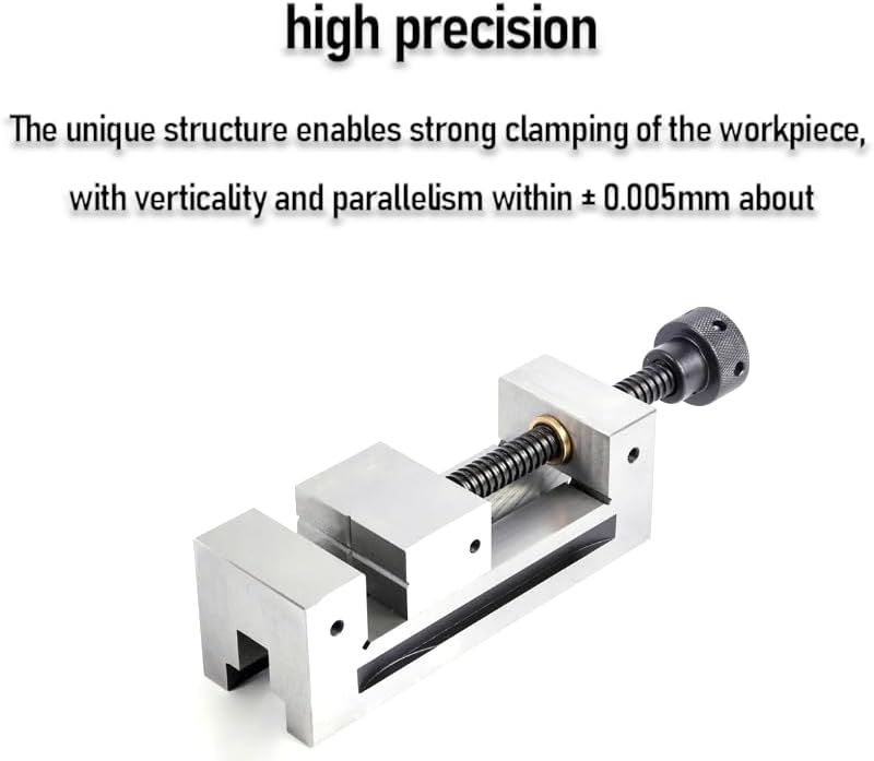1pc High-precision Flat Jaw Pliers QGG50/63/73/88/100/125/150/200 Milling Machine Grinder Industrial Grade Right Angle Vise(QGG100)