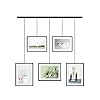 Umbra Exhibit Picture Frame Gallery Set Adjustable Collage Display for 5 Photos, Prints, Artwork & More (Holds Two 4 x 6…