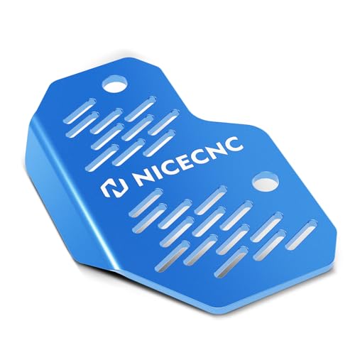 NICECNC Blaue hintere Hauptzylinder-Schutzabdeckung, Compatible with Yamaha Raptor 700 YFM700 2013 2015-2024, Raptor 700 YFM700R 2006 2007 2008 2014, YFZ450R 2009-2024, YFZ450X 2010 2011 Siehe