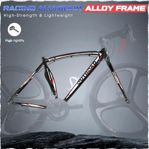 Road Bike 14-21Speed 700C Wheel with Light Aluminum Alloy