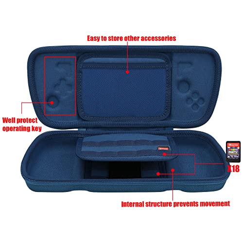 Image of Aenllosi Hard Case for Hori Nintendo Switch Split Pad Pro Controller，Blue | EVA hard shell, Water-resistant design, Dust-resistant design, Impact-resistant design