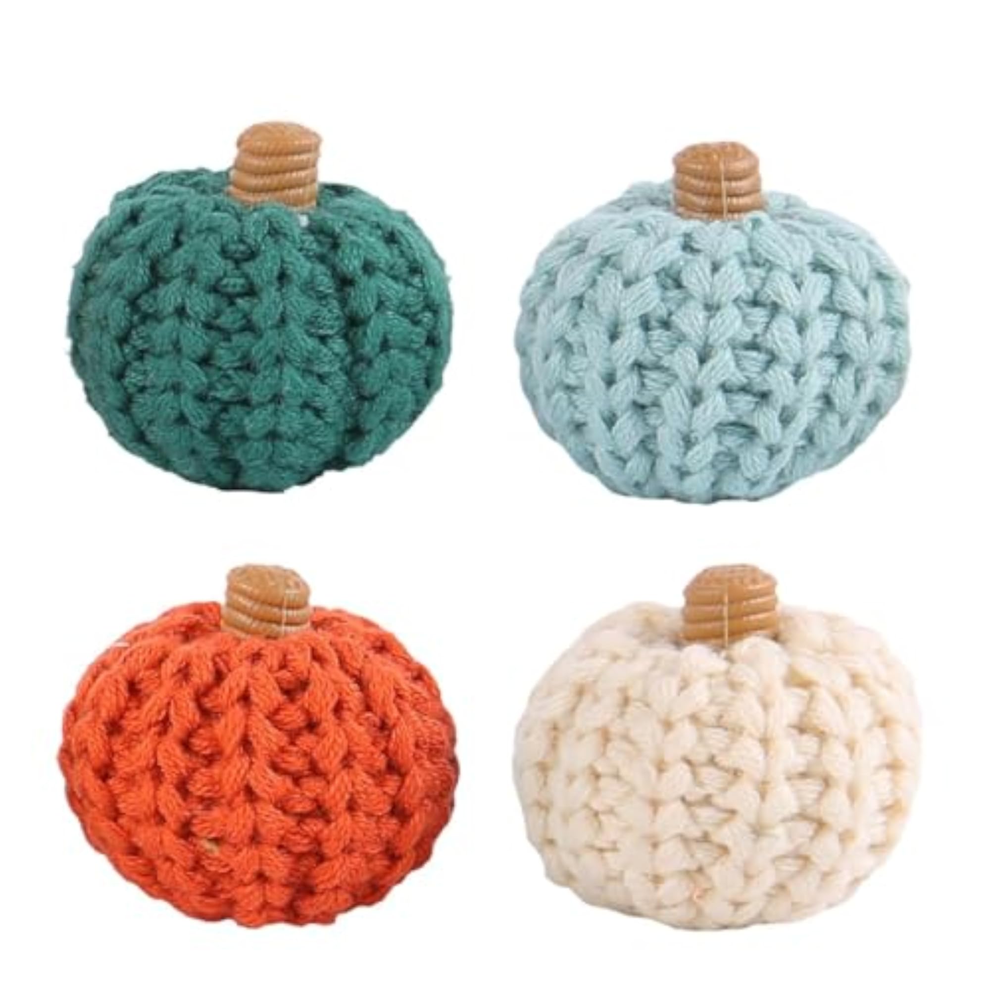 Artificial Pumpkin Ornament for Garden Wedding Decor, Green