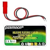 Câble silicone 22 AWG : Fil central en cuivre sans oxygène haute pureté 22 AWG, 12 conducteurs épaissis, faible résistance et forte conductivité, longueur 20 cm (7,9 pouces). Gaine extérieure en silicone souple et durable