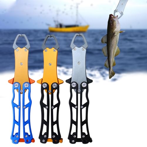 Pinzas de labios de pescado con alicates de pesca plegables de aluminio 2