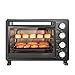 VSDEXR Oven Solo Mikrowellenherd in Silver Tact Eingebauter elektrischer Einzelofen - Edelstahl Premium Konvektions-Halogen-Ofenherd Ideal zum Braten,Backen