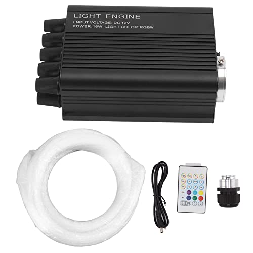 Plafonnier étoilé haut de gamme kit fibres optiques LED RGBW 12V