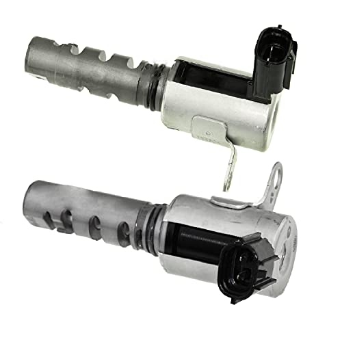 Right Left 2Pcs Camshaft Position Solenoid Timing Actuator Oil Control Valve V6 3.0L 3.3L Compatible With 99-09 Es300 04-06 Es330 Rx300 Rx330 Camry 06-08 Rx400H 02-10 Highlander Sienna Solara Avalon #TOP11