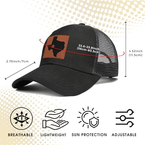 Boné Texas para homens e mulheres, Texas Gifts ajustável bordado TX States Map Boné de beisebol, Pre