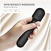MANFLY Portable Travel Massage Tool, 10 Modes Rechargeable Waterproof Mini Body Massager (Black) #1