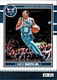2024-25 NBA Hoops #215 Nick Smith Jr. Charlotte Hornets Official Panini Basketball Trading Card