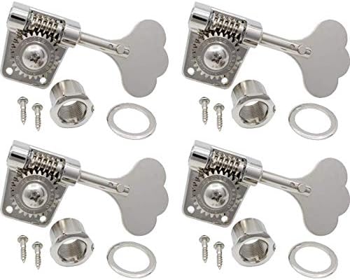 Tuners - Gotoh, GB528, Res-O-Lite, Vintage Style Bass, nickel, 4 in line