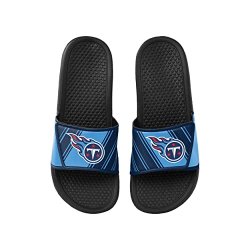 Image of FOCO mens NFL Team Logo Legacy Sport Slide Sandals