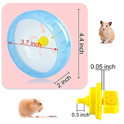 WishLotus Hamster Running Wheel, Silent Jogging Exercise Toy Hamster Cage Accessory for Drawf Hamster Golden Silk Shih… - Image 4