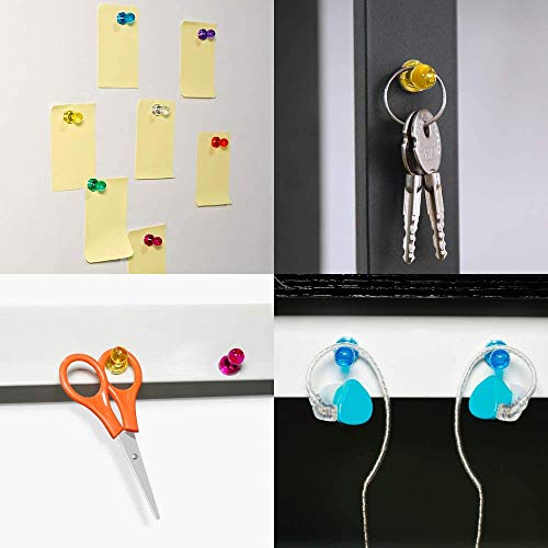 YANGWEN Magnetico Push Pins,24PCS Magneti per