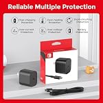 60W Charger Compatible with Nintendo Switch 2, Fast Charging Power Adapter Compatible with Switch OLED/Lite/Steam Deck Dock, Support 4K TV Mode, 20V 3A, 5ft USB C Cable