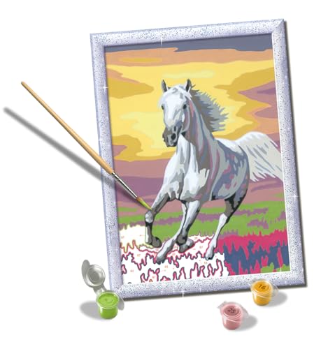 CreArt pour les enfants - Cheval au coucher du soleil