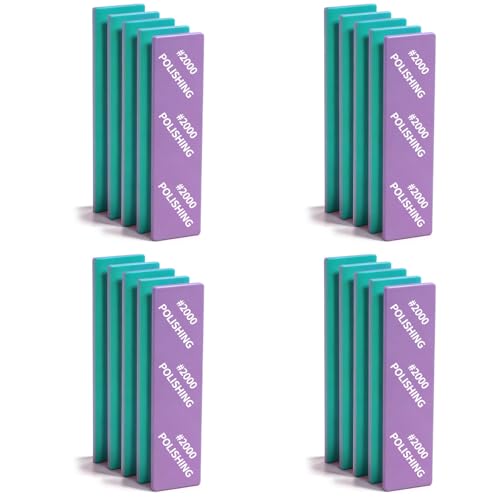 MORLARCO スポンジ サンドペーパー 2000番 20枚セット スポンジヤスリ 耐水ペーパー 80×20×3mm 紙やすり プラモデル用 サビ落とし 木工DIY作業に ホビー用工具