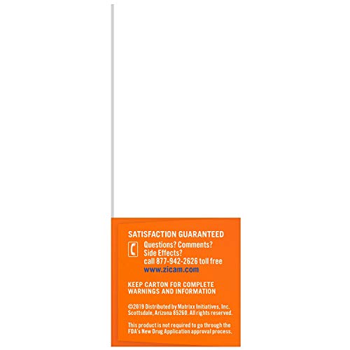 Zicam Ultra Cold Remedy Creme de laranja RapidMelts, 18 comprimidos de dissolução rápida, 18 unidade