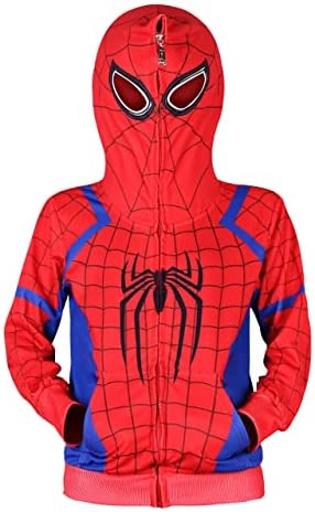 TICODY Boys Hoodies Full Zip-Up Sweatshirt Boys Pullover Outwear 3-8Y